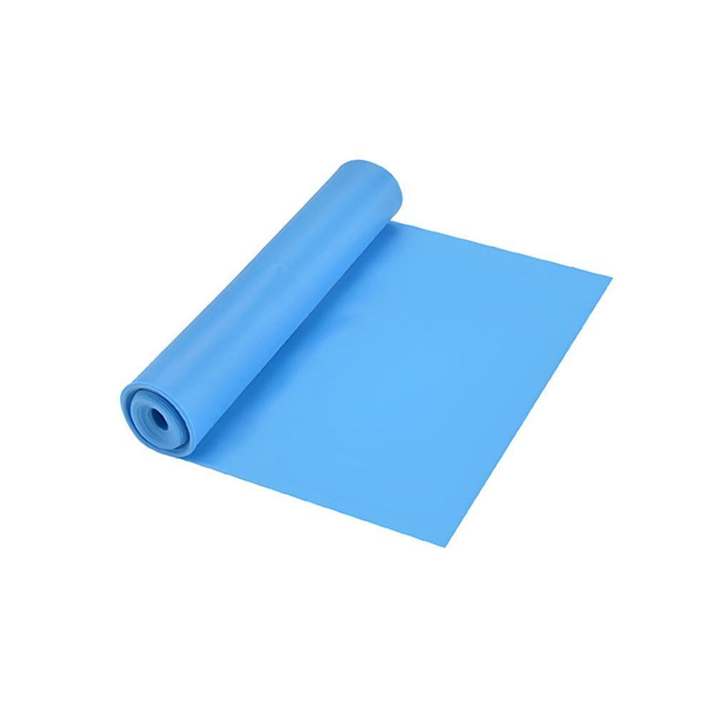 Yoga & Pilates: 1.5m Elastic Yoga Stretch Resistance Bands Exercise Fitness Band Theraband - Blue