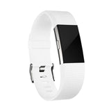 Men's Accessories: L Size Silicone Watch Wrist Sports Strap For Fitbit Charge Band Wristband Replacement - Brown