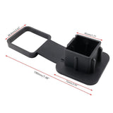 2pcs Car Trailer Hook Cover Retrofit Decoration Protective Towing Hitch Cover