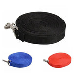 Pet Grooming Supplies: 50Ft/15M Long Dog Lead Pet Puppy Leash Training Obedience Recall Walk Tracking - Red