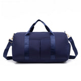 Duffel Bags: Waterproof Gym Bag Travel Duffle Sports Bag Wet Dry Large Tote for Men Women