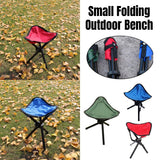 Camp Furniture: Folding Portable Beach Chair Fishing Stool Outdoor Lightweight Camping Chair - Blue