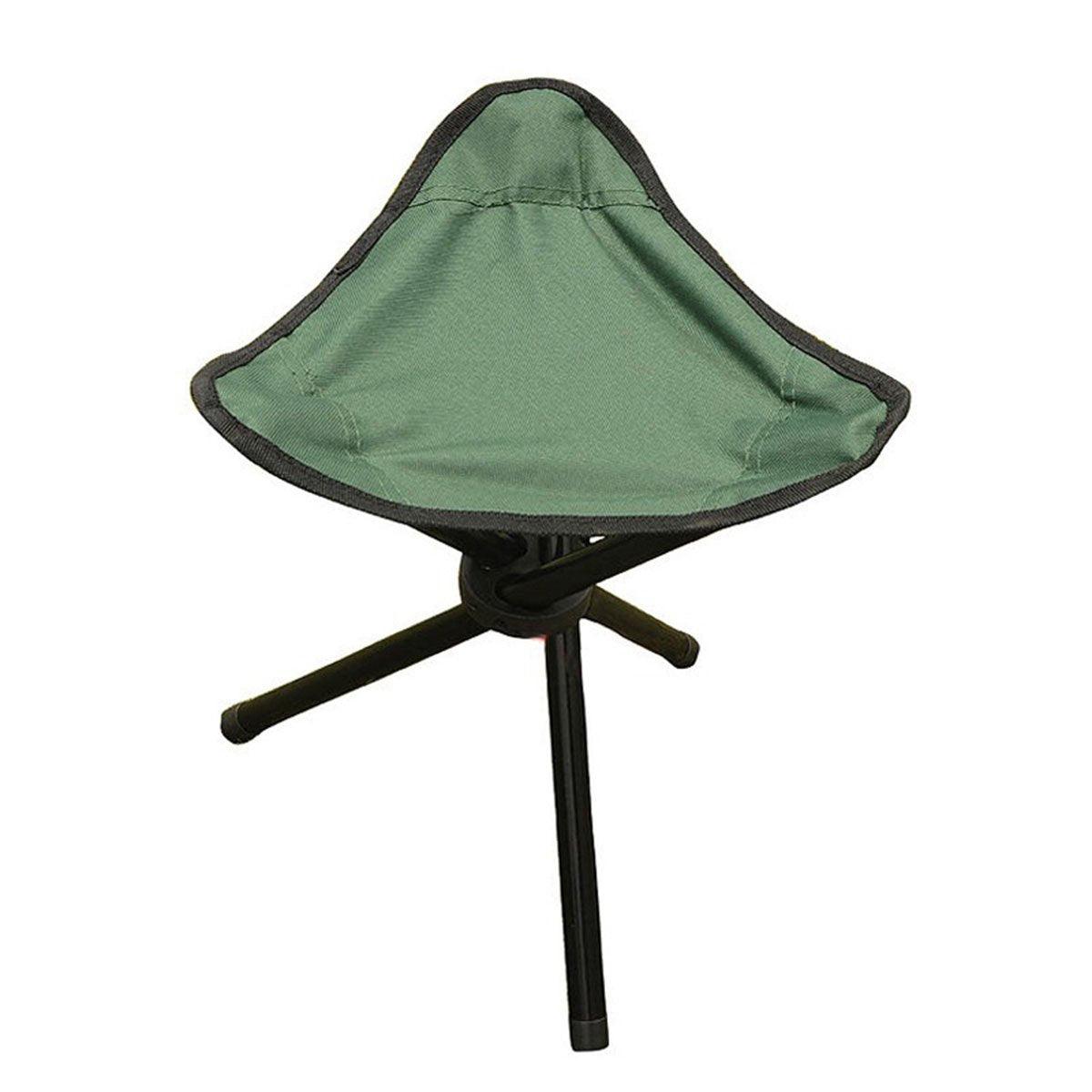 Folding Portable Beach Chair Fishing Stool Outdoor Lightweight Camping Chair - Red