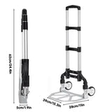 Hand Tools: Folding Hand Trolley Cart Heavy Duty Utility Truck Portable Pull Wagon Trailer