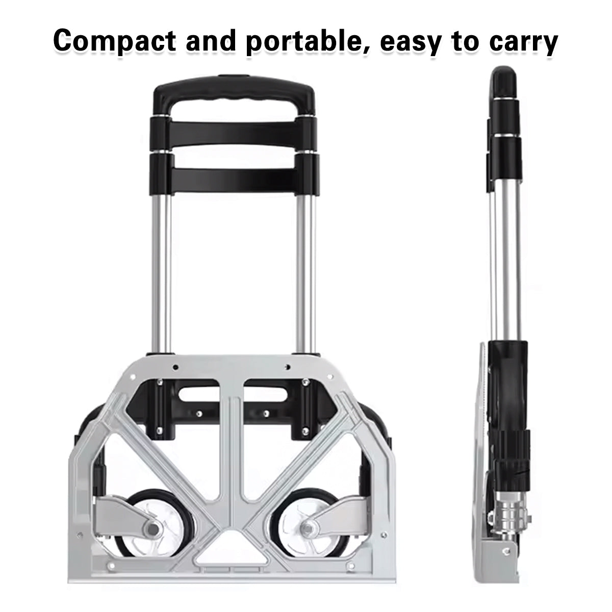 Hand Tools: Folding Hand Trolley Cart Heavy Duty Utility Truck Portable Pull Wagon Trailer