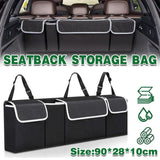 Automotive Decor: Car Trunk Seatback Storage Bag Multifunctional Organizer for Vehicle Accessories
