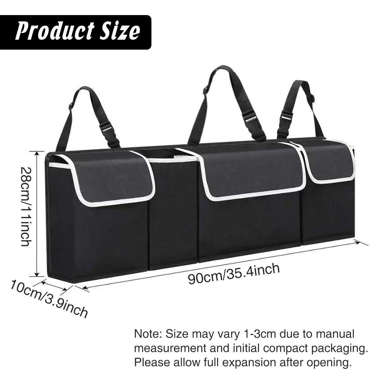 Automotive Decor: Car Trunk Seatback Storage Bag Multifunctional Organizer for Vehicle Accessories