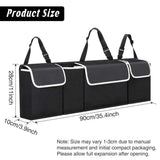 Automotive Decor: Car Trunk Seatback Storage Bag Multifunctional Organizer for Vehicle Accessories