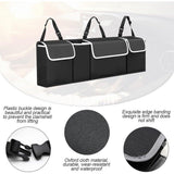 Automotive Decor: Car Trunk Seatback Storage Bag Multifunctional Organizer for Vehicle Accessories