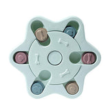 Dog Toys: Dog Treat Dispenser Food Puzzle Toy Interactive Training Feeder Pet Supply Bowl - Claw-Pink