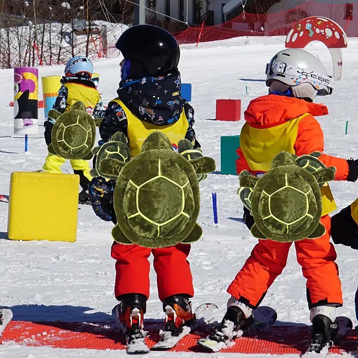 Skiing & Accessories: Ski Protection Plush Hip Pad Cartoon Turtle Skateboard Mat Snowboarding Gear - S