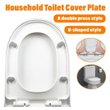 Toilet & Bidet Accessories: Toilet Seat Cover Universal Toilet Lid Cover Replacement Bathroom Seat Cover