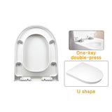 Toilet & Bidet Accessories: Toilet Seat Cover Universal Toilet Lid Cover Replacement Bathroom Seat Cover
