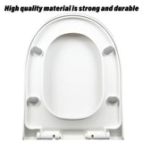 Toilet & Bidet Accessories: Toilet Seat Cover Universal Toilet Lid Cover Replacement Bathroom Seat Cover