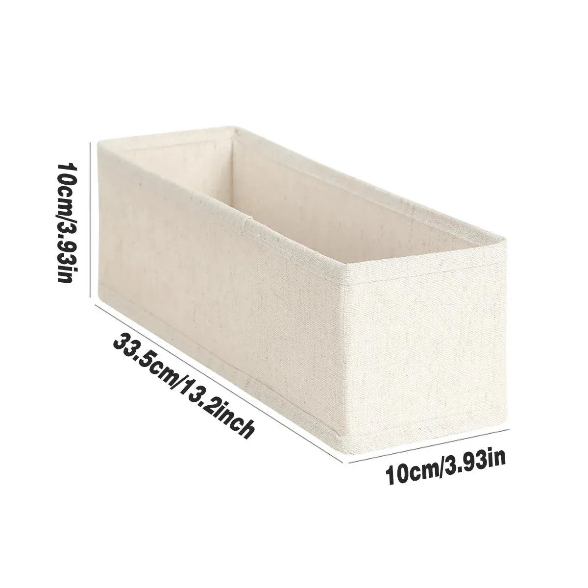6pcs Foldable Socks Underwear Storage Basket Portable Drawer Organizer Box