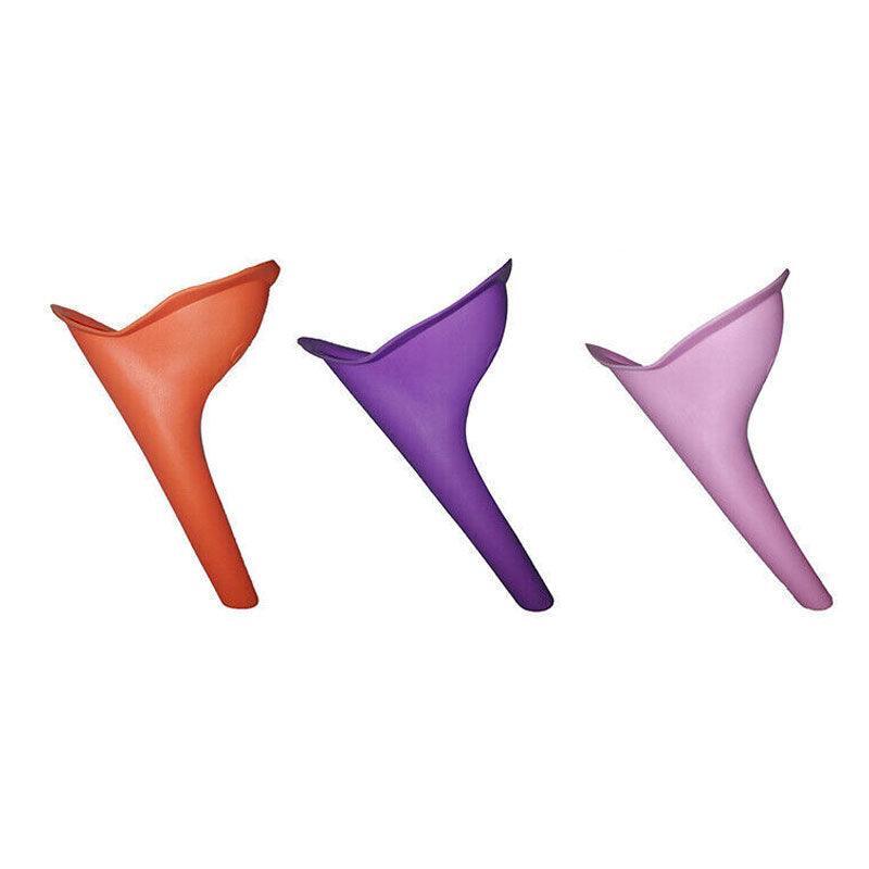 Camping Appliances: 3X Portable Female Woman Ladies She Urinal Urine Wee Funnel Camping Travel Loo