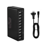 60W 10 Port USB Charger Multi Port AC Adapter Travel Wall Hub Charging Station