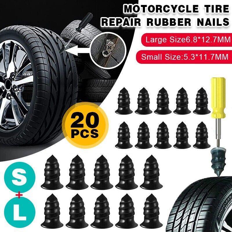 Automotive Repair & Speciality Tools: Vacuum Tyre Repair Nail Car Trucks Tire Puncture Repair Tubeless Rubber Nails