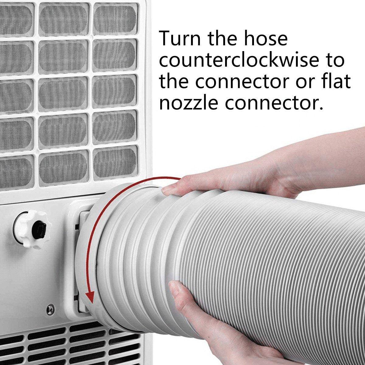 Portable Air Conditioner Exhaust Hose 13/15cm Extendable Vent Pipe PP Steel Wire - 3m x 13cm