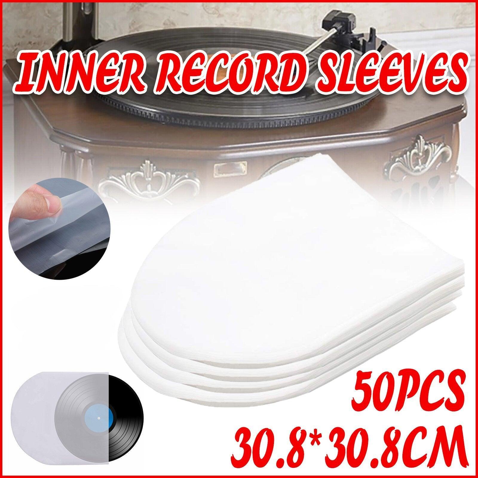 CDs & Vinyl: 50X Sleeves Inner LP Music Durable For 12inch Vinyl Record Plastic Record Cover