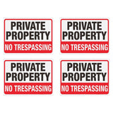 Security Cameras & Accessories: 4PCS Reflective Surveillance Warning Signs Metal Security Camera Notice Durable