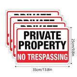 Security Cameras & Accessories: 4PCS Reflective Surveillance Warning Signs Metal Security Camera Notice Durable