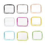 Cosmetic & Toiletry Bags: 4pcs Durable PVC Cosmetic Bags Easy to Clean Multiple Sizes and Colours 9 Shades - 4pcs-Barbie-Pink