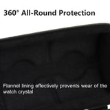Storage Boxes: Two Card Portable Watch Organizer Box Storage Case for Watches and Straps