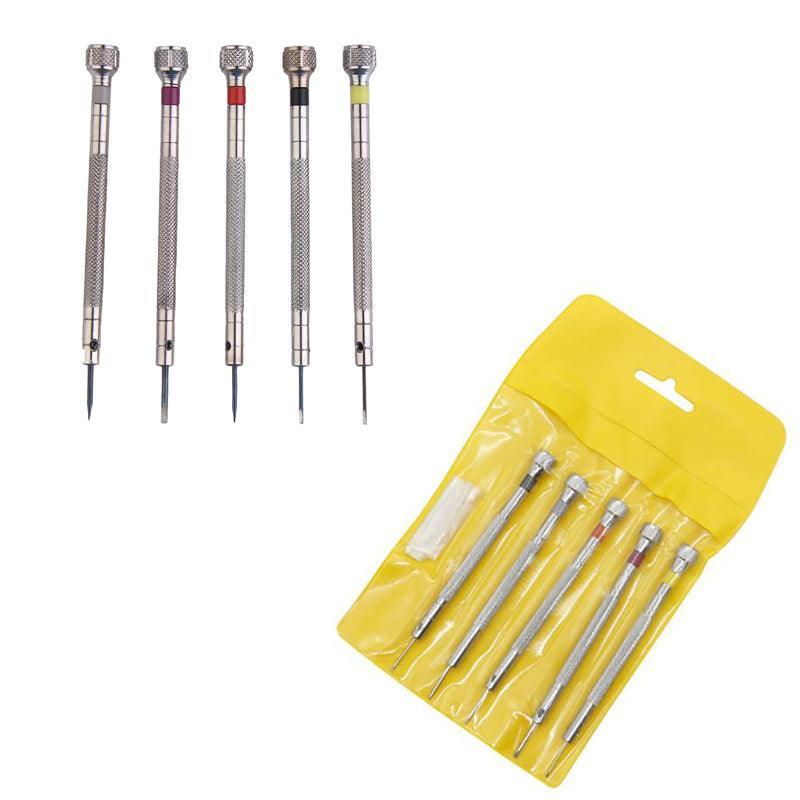Men's Watches: 5X Precision Screwdriver Eyeglasses Watch Jewelry Watchmaker Repair Tool Set