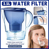 3.5L Water Purifier Kitchen Household Filter Kettle Live Water Filtration System