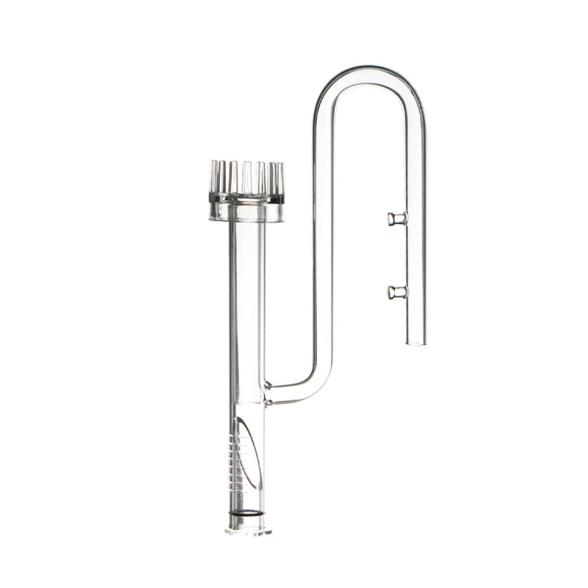 Aquarium Filters & Pumps: Aquarium Glass Inlet Outlet Pipe Fish Tank Filter Oil Film Remover Plant Holder - Hemispherical outlet-16mm