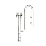 Aquarium Filters & Pumps: Aquarium Glass Inlet Outlet Pipe Fish Tank Filter Oil Film Remover Plant Holder - Speaker outlet-12mm