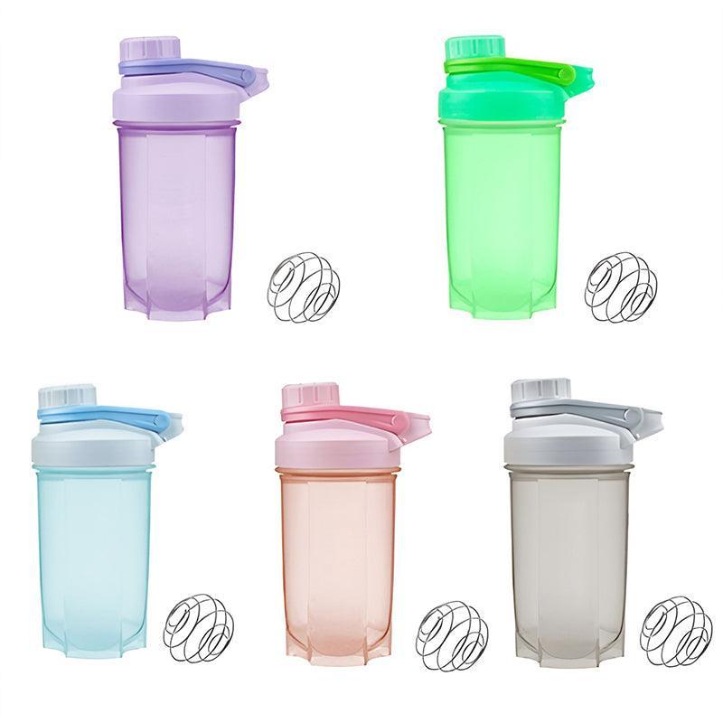 Novelty Gifts: 500ml Protein Powder Shake Ball Bottle Sport Mixer Shaker Mixing Drinking Cup - Pink