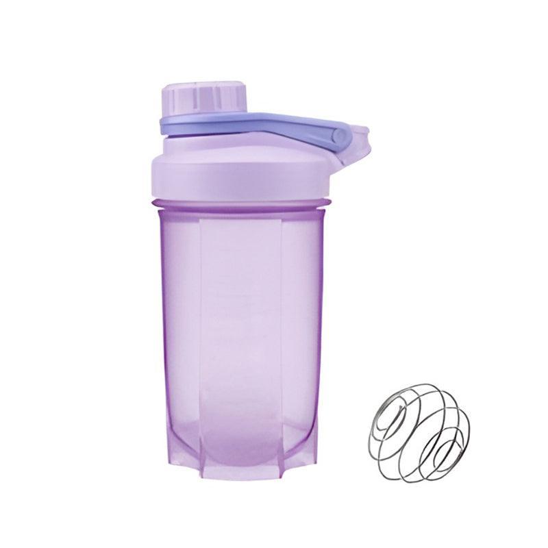 Novelty Gifts: 500ml Protein Powder Shake Ball Bottle Sport Mixer Shaker Mixing Drinking Cup - Pink