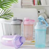 Novelty Gifts: 500ml Protein Powder Shake Ball Bottle Sport Mixer Shaker Mixing Drinking Cup - Purple