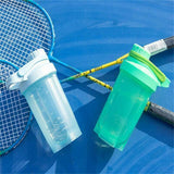 Novelty Gifts: 500ml Protein Powder Shake Ball Bottle Sport Mixer Shaker Mixing Drinking Cup - Purple