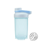 Novelty Gifts: 500ml Protein Powder Shake Ball Bottle Sport Mixer Shaker Mixing Drinking Cup - Purple