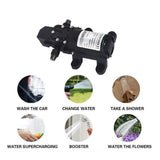 12V Water Pump 4-6L/Min 70W 130Psi Pressure Self-Priming Caravan Camping Boat Au