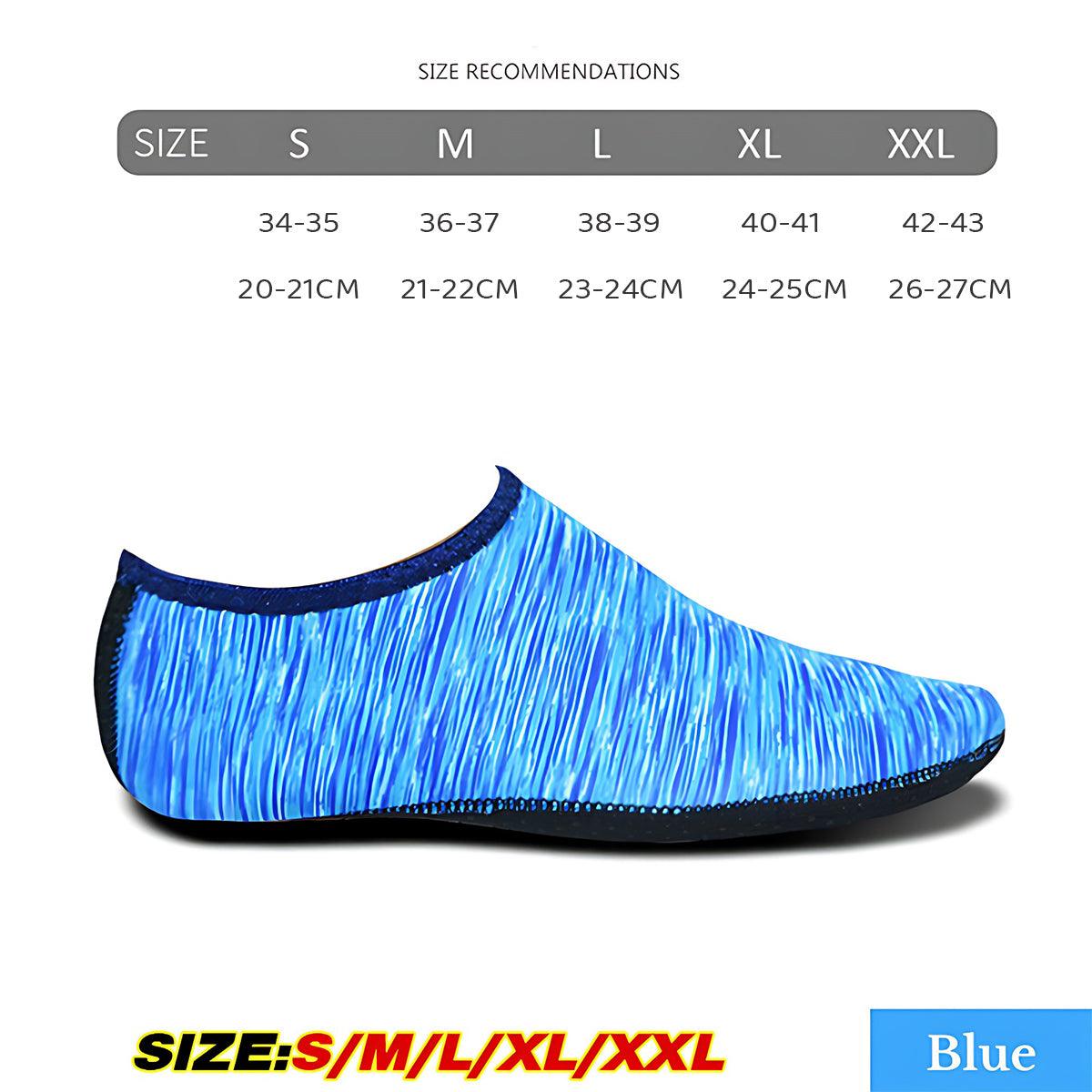 Women's Sneakers & Sports Shoes: Unisex Water Shoes Slip On Aqua Socks Swim Surf Diving Yoga Exercise Reef Shoes - Purple-S