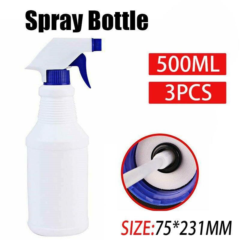 Gardening Accessories: 3PCS 500ml Reusable Plastic Spray Bottles for Cleaning Garden Car Use