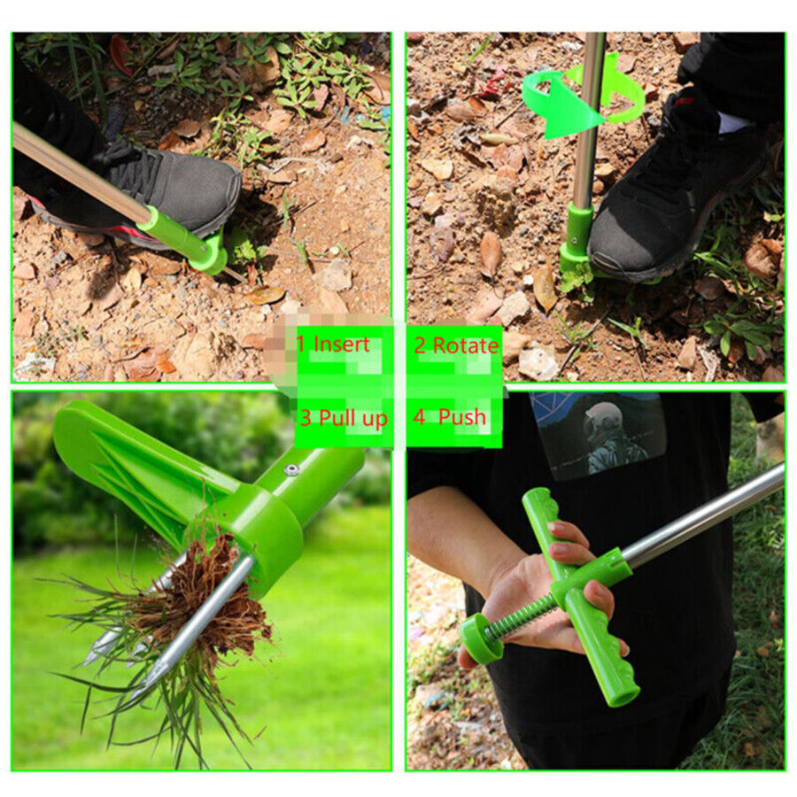 Gardening Tools: Weed Puller Garden Golves Claws Weeder Twister Twist Pull Lawn Root Remover Tool