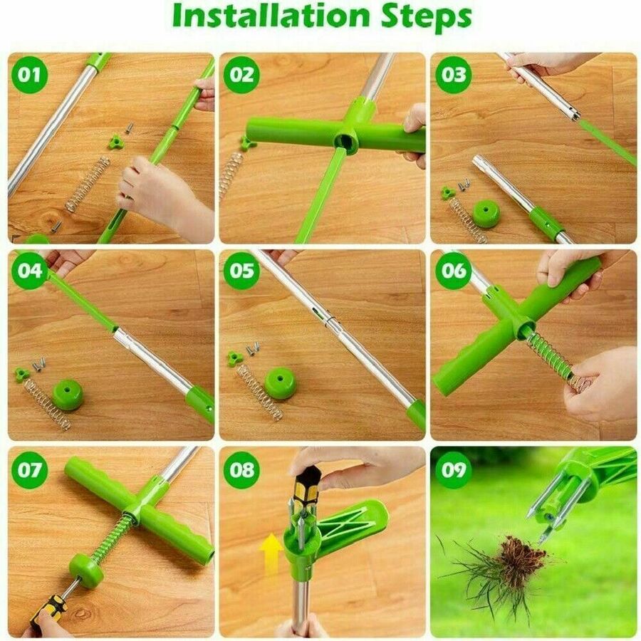 Gardening Tools: Weed Puller Garden Golves Claws Weeder Twister Twist Pull Lawn Root Remover Tool