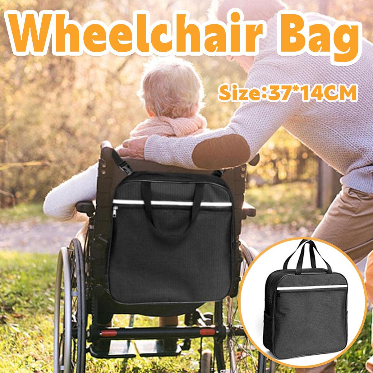 Mobility & Accessibility: Wheelchair Bag Rear Hanging Storage Backpack Multifunctional Armchair Organizer