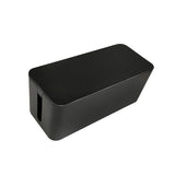 Bathroom Cabinets, Cupboards & Storage: Large Cable Wire Storage Box Case Cord Management Socket Tidy Organizer with Lid - White S