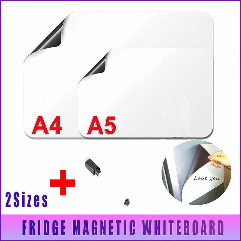 Calendars, Organisers & Planners: Whiteboard for Fridge A4 A5 with Marker Pen Memo and Reminder Use - A4 1PCS+1PCS Maker