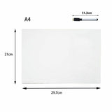 Calendars, Organisers & Planners: Whiteboard for Fridge A4 A5 with Marker Pen Memo and Reminder Use - A4 1PCS+1PCS Maker