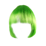 Costumes & Accessories: Short Bob Wig with Bangs for Women Synthetic Cosplay Party Hair in 14 Colours - Green