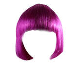 Costumes & Accessories: Short Bob Wig with Bangs for Women Synthetic Cosplay Party Hair in 14 Colours - Light Purple