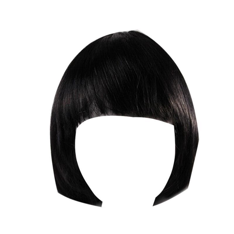 Costumes & Accessories: Short Bob Wig with Bangs for Women Synthetic Cosplay Party Hair in 14 Colours - Yellow