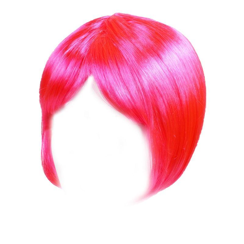 Costumes & Accessories: Short Bob Wig with Bangs for Women Synthetic Cosplay Party Hair in 14 Colours - Yellow